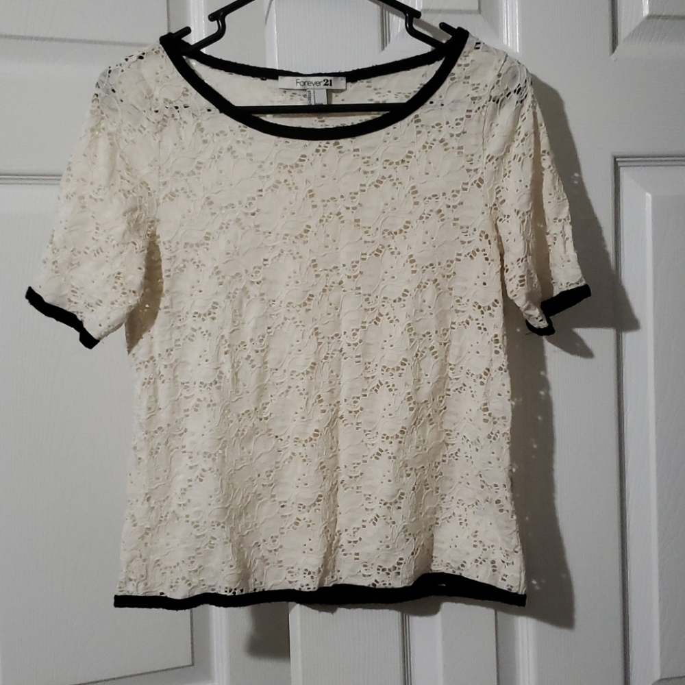 Forever 21 Lace Shirt